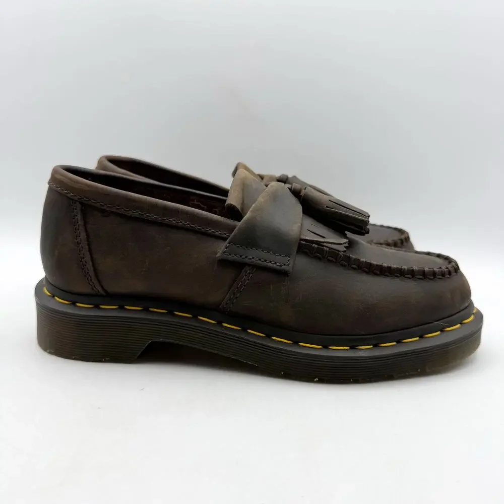 Dr. Martens Womens Adrian Bex Loafers EU 38 US 7 Brown Leather EUC
